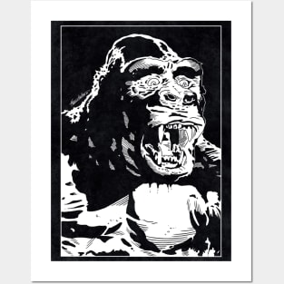 KING KONG (Black and White) Posters and Art